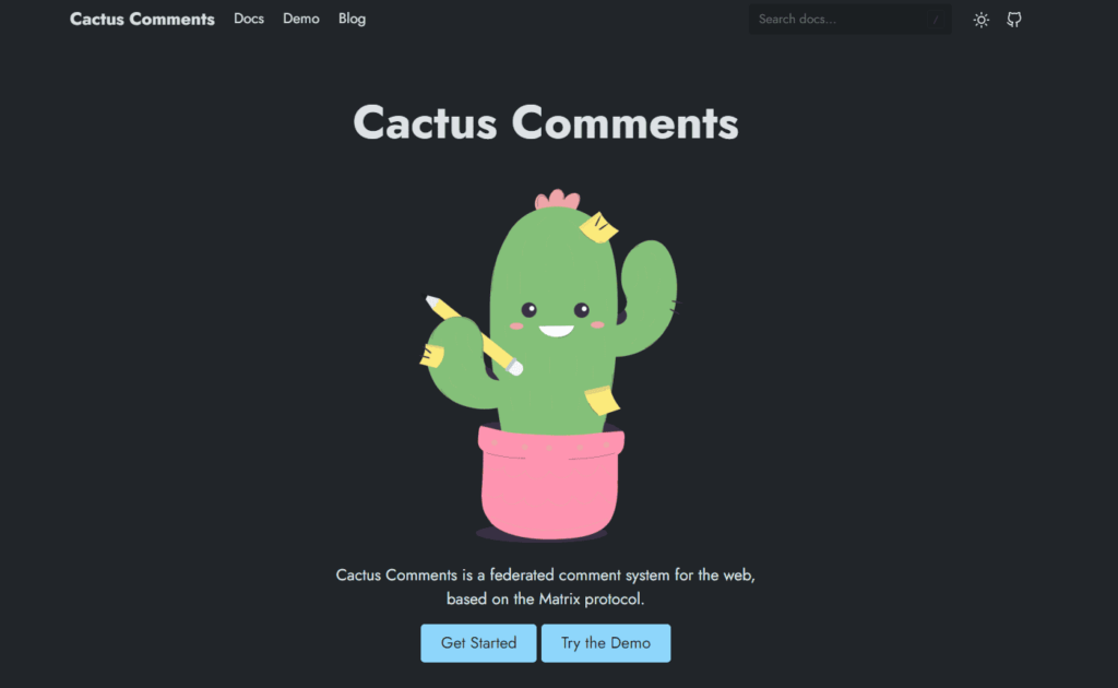 Cactus Comments