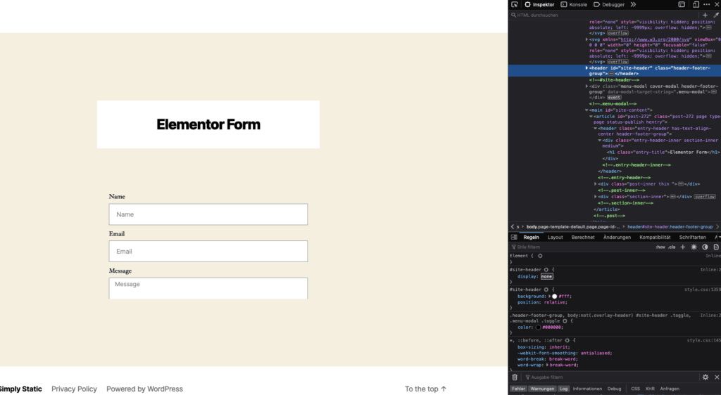 Using iFrames on your static website 8