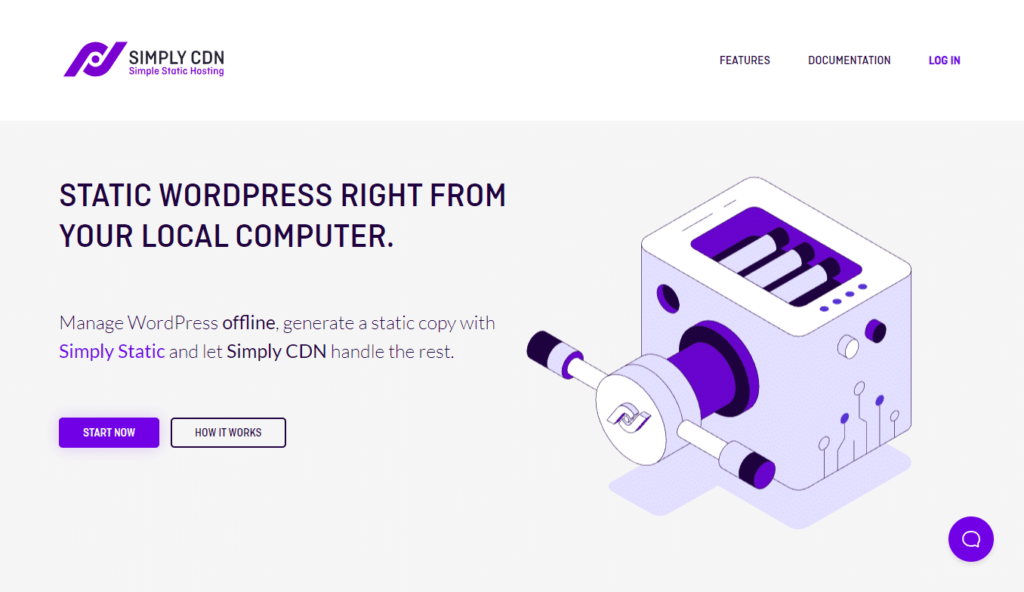 static WordPress website CDN