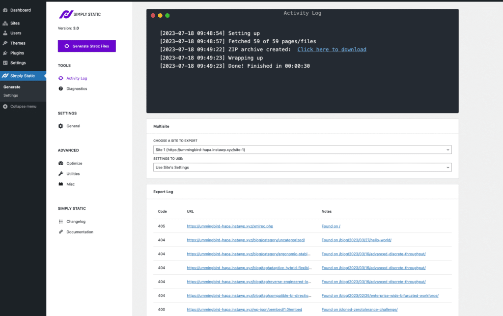 Working with Multisite 1