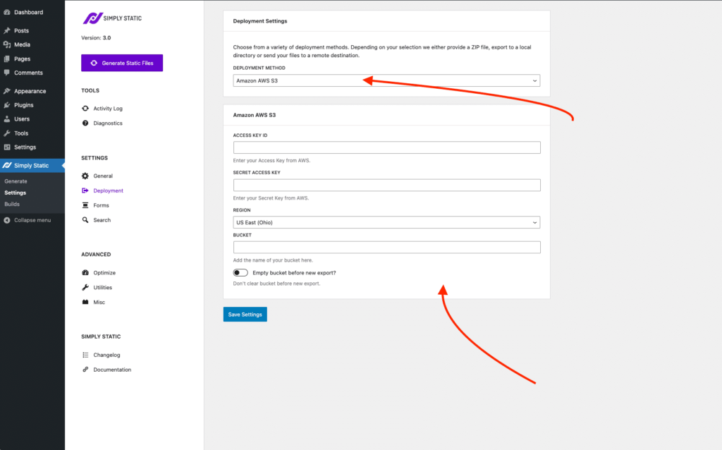 Deploy to Amazon AWS S3 5