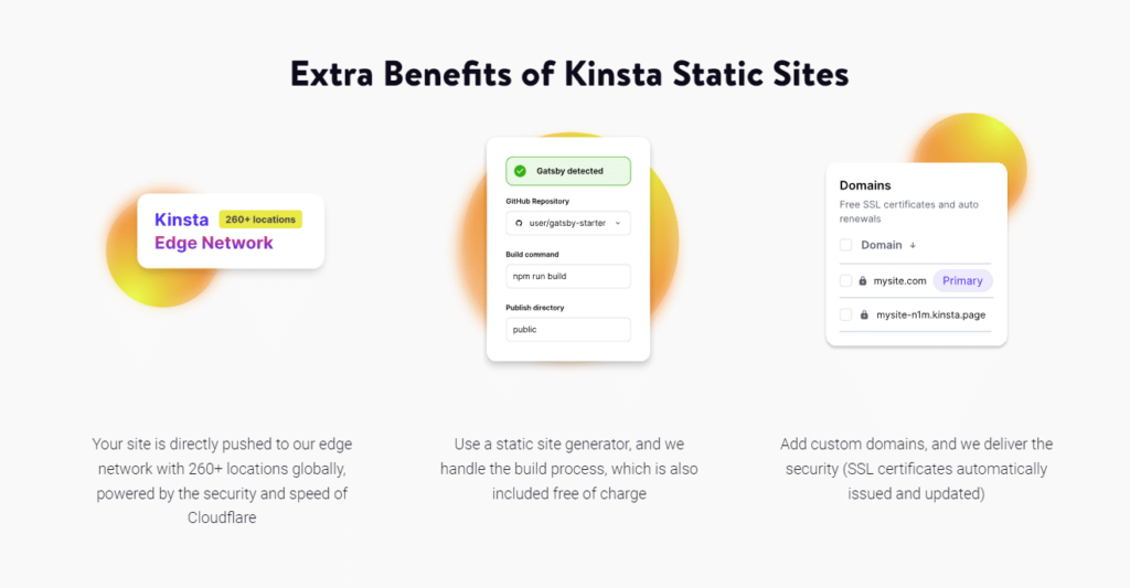 kinsta additional benefits