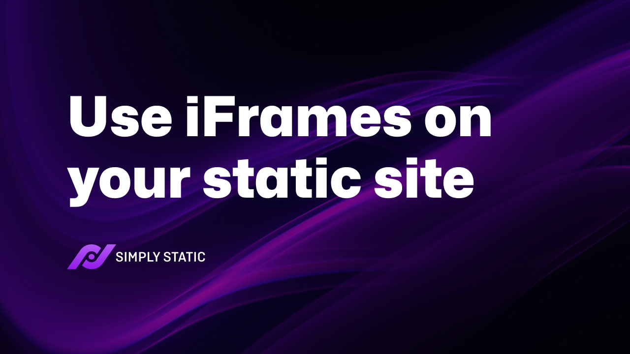 Using iFrames on your static website 1