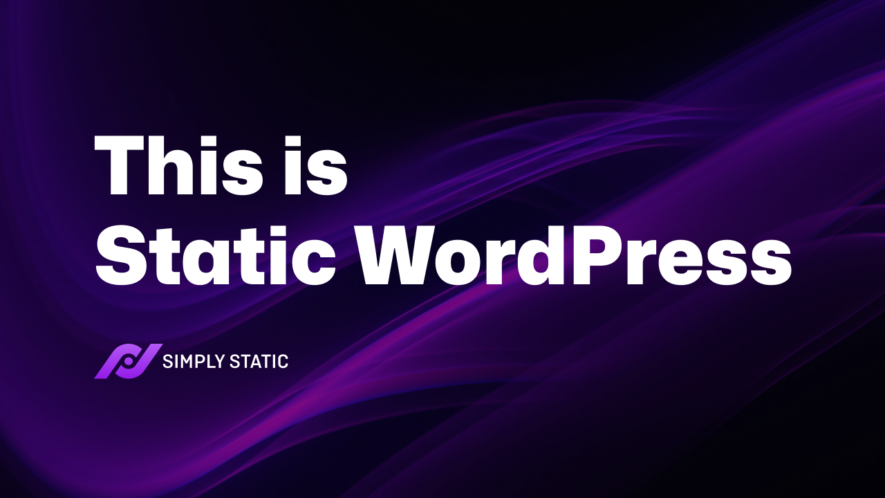 This is Static WordPress