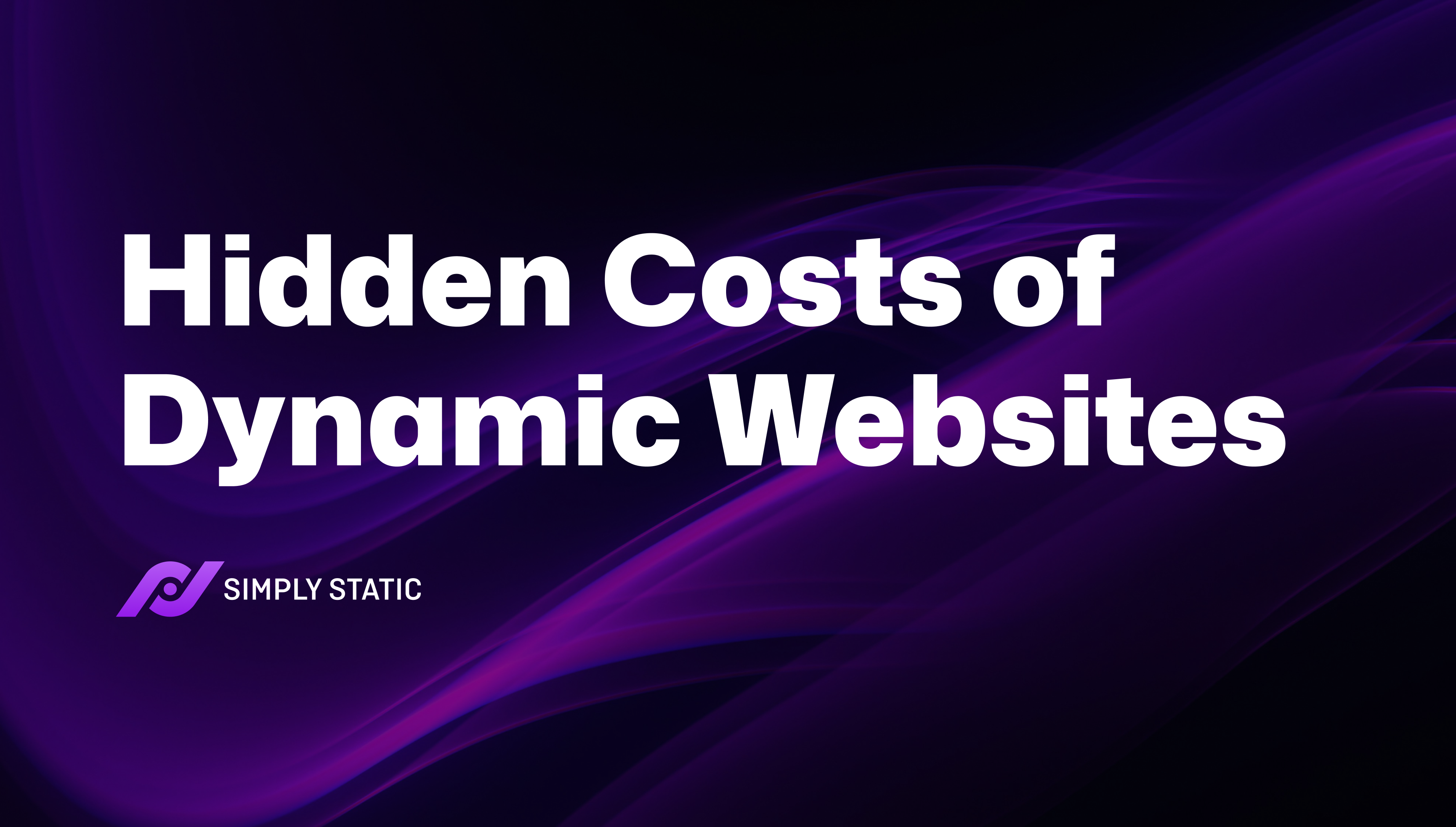 The Hidden Costs of Dynamic Websites (& How to Save Money) 1