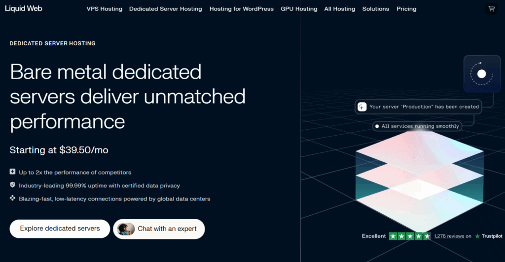 How to Find the Best Web Hosting for Developers in 2025 13 liquid web dedicated server hosting