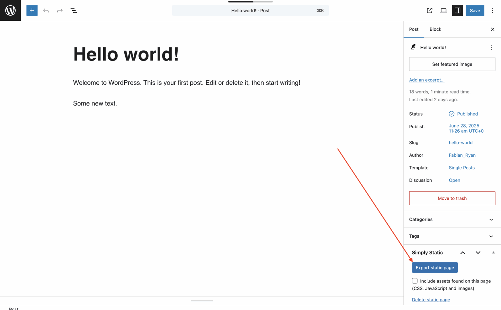 Static Studio - More Automation - Simply Static