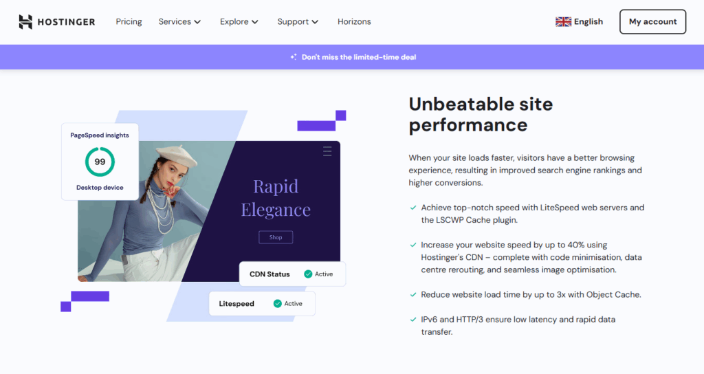 hostinger managed wordpress hosting