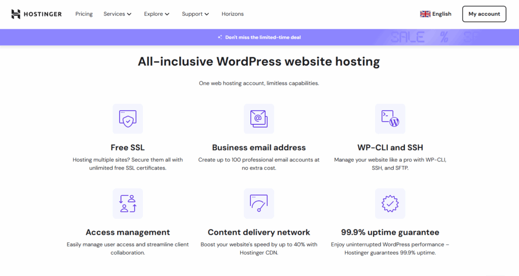 wordpress hosting benefits