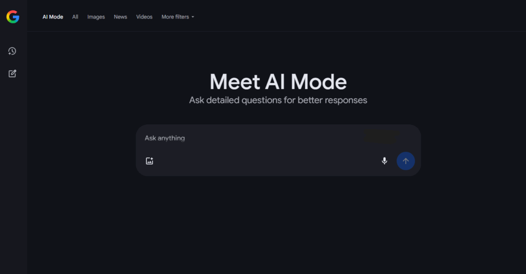 How to Make an LLM Friendly Website (in 2025) 3 google ai mode