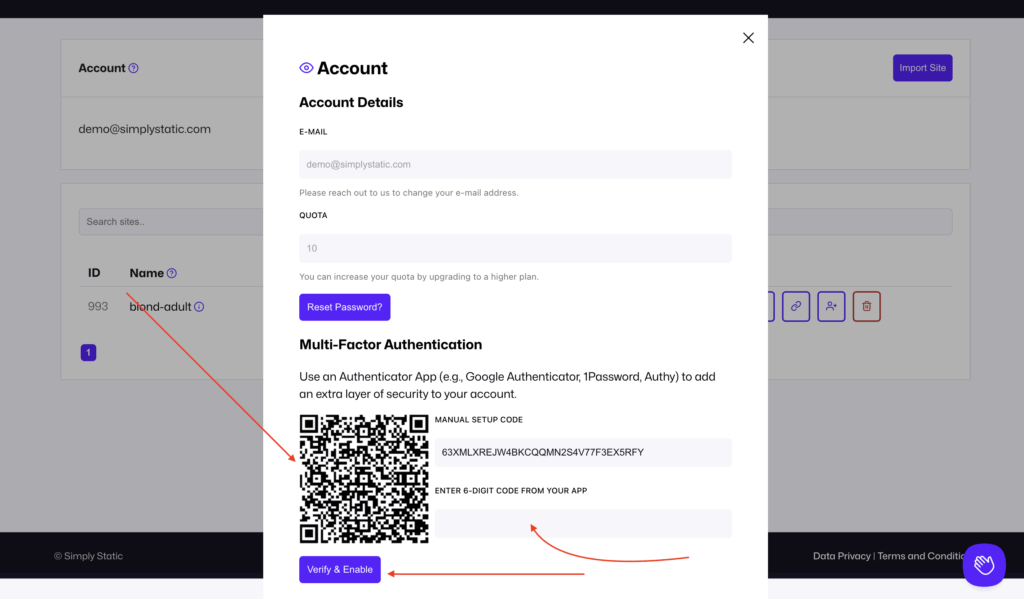 Static Studio - 2FA & CDN-level redirects 3