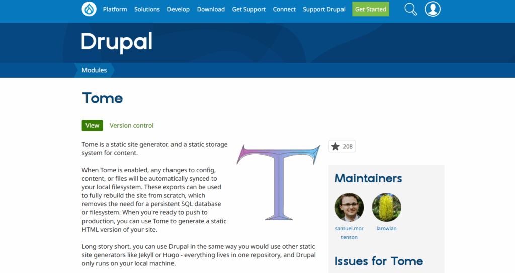 tome for drupal