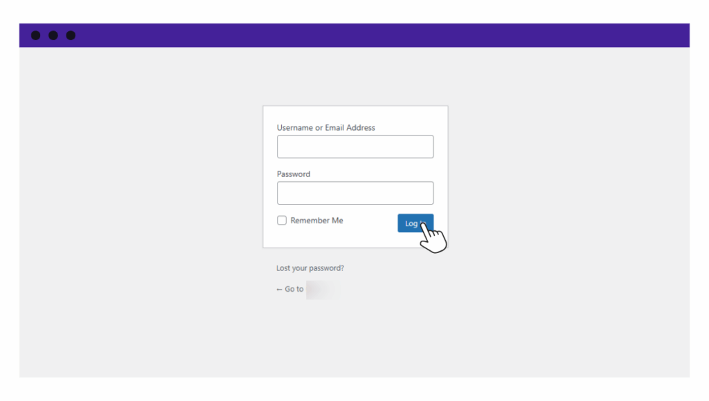 wordpress login