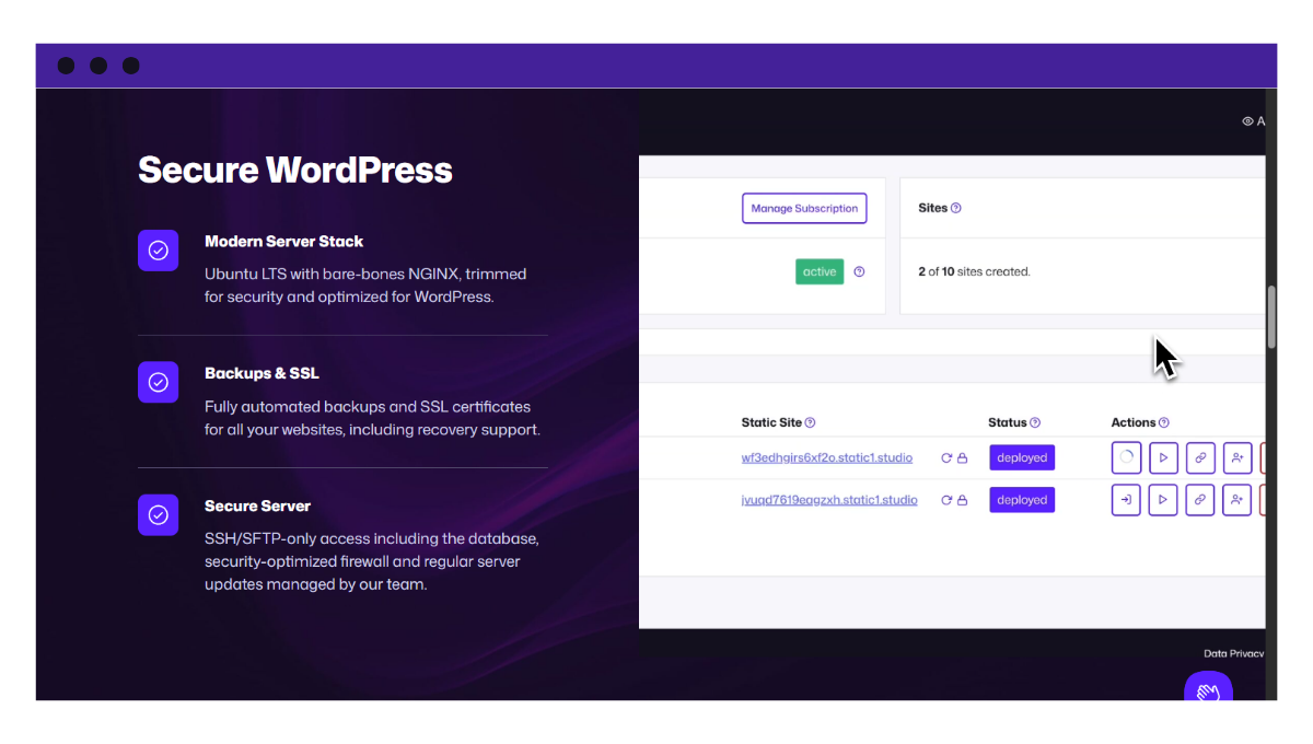 Why Static WordPress Hosting is More Secure than Your Current Hosting Setup 21 wordpress security checklist