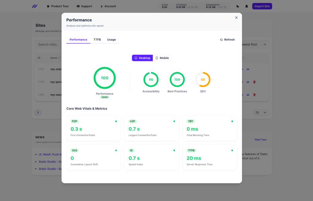 Static Studio - Automating Google Pagespeed Optimization 6