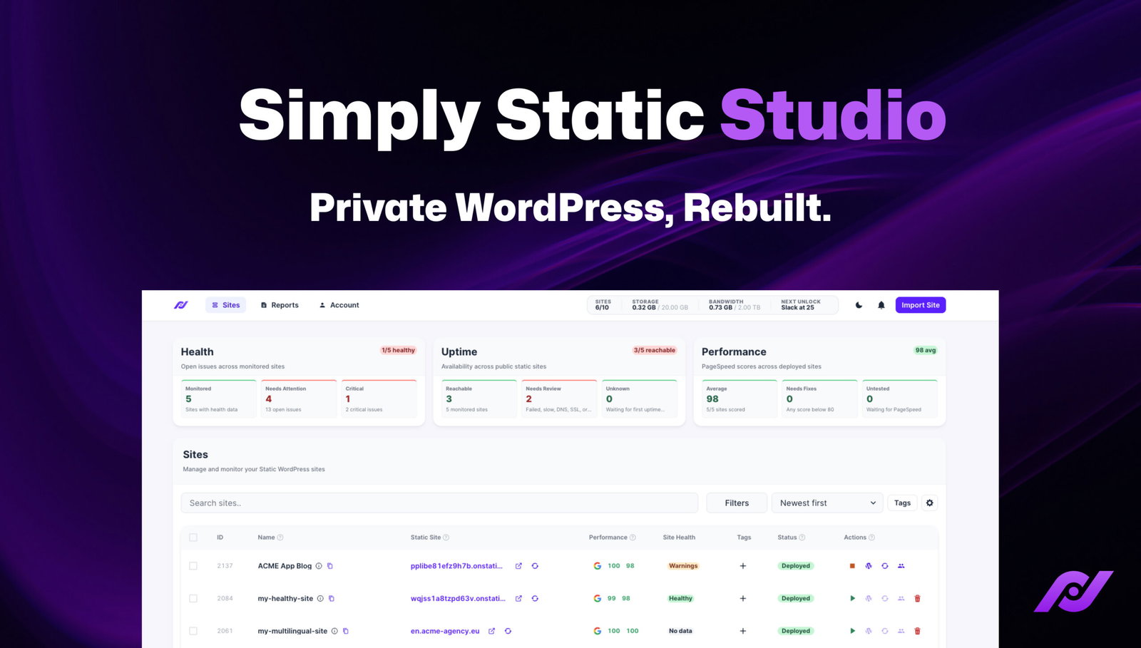 Static Studio - Private WordPress, Rebuilt 1 Static Studio – Private WordPress, Rebuilt